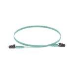 Jumper de Fibra Optica Multimodo 50/125 OM3, LC-LC Duplex, OFNR (Riser), Color Aqua, 5 Metros (16.40 Pies) FX2ERLNLNSNM005-AD-1-l