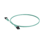 Jumper de Fibra Optica Multimodo 50/125 OM3, LC-LC Duplex, OFNR (Riser), Color Aqua, 5 Metros (16.40 Pies) FX2ERLNLNSNM005-AD-2-l