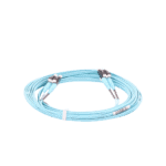 Jumper de Fibra Optica Multimodo 50/125 OM3, LC-LC Duplex, OFNR (Riser), Color Aqua, 5 Metros (16.40 Pies) FX2ERLNLNSNM005-AD-4-l