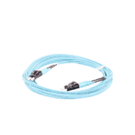 Jumper de Fibra Optica Multimodo 50/125 OM3, LC-LC Duplex, OFNR (Riser), Color Aqua, 5 Metros (16.40 Pies) FX2ERLNLNSNM005-AD-6-l