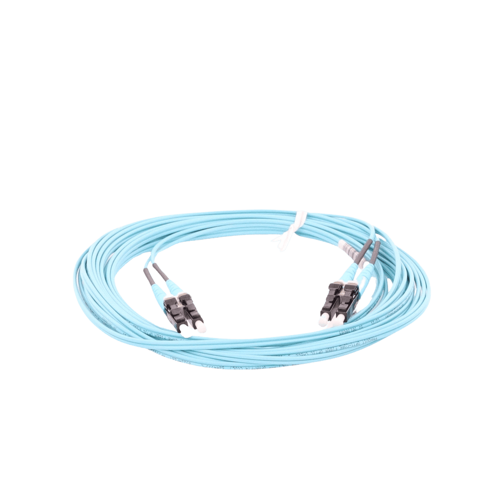FX2ERLNLNSNM005-AD-7-l Jumper de Fibra Optica Multimodo 50/125 OM3, LC-LC Duplex, OFNR (Riser), Color Aqua, 5 Metros (16.40 Pies) FX2ERLNLNSNM005 8