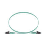 Jumper de Fibra Optica Multimodo 50/125 OM3, LC-LC Duplex, OFNR (Riser), Color Aqua, 5 Metros (16.40 Pies) FX2ERLNLNSNM005-l