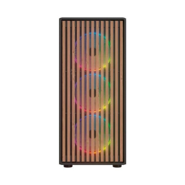 Gabinete Gamer Media Torre ATX Dragonfly Wood GM580CB  Factor: ATX, Micro Atx - Mini ITX