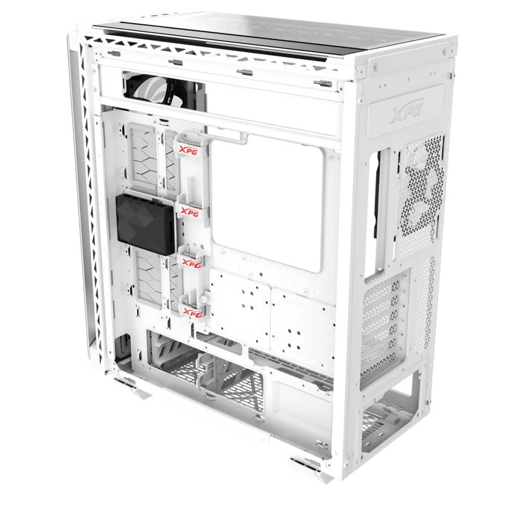 GABDAT490_full Gabinete GAMER XPG BATTLECRUISER II. Media torre. Vidrio templado de 4 mm. Cuatro ventiladores incluidos. Color BLANCO. BATTLECRUISERIIST-WHCWW 14