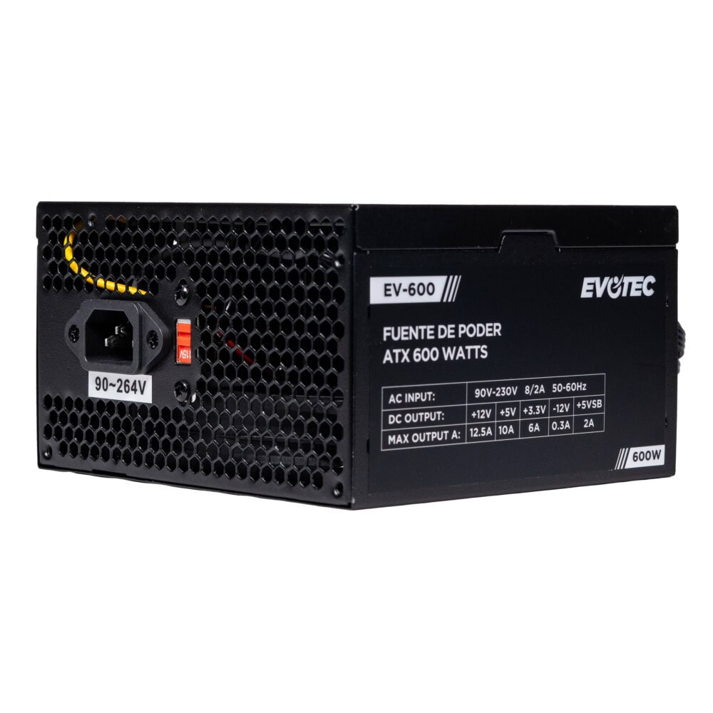 Fuente De Poder EVOTEC De 600W Ev-600 Ev-600 1