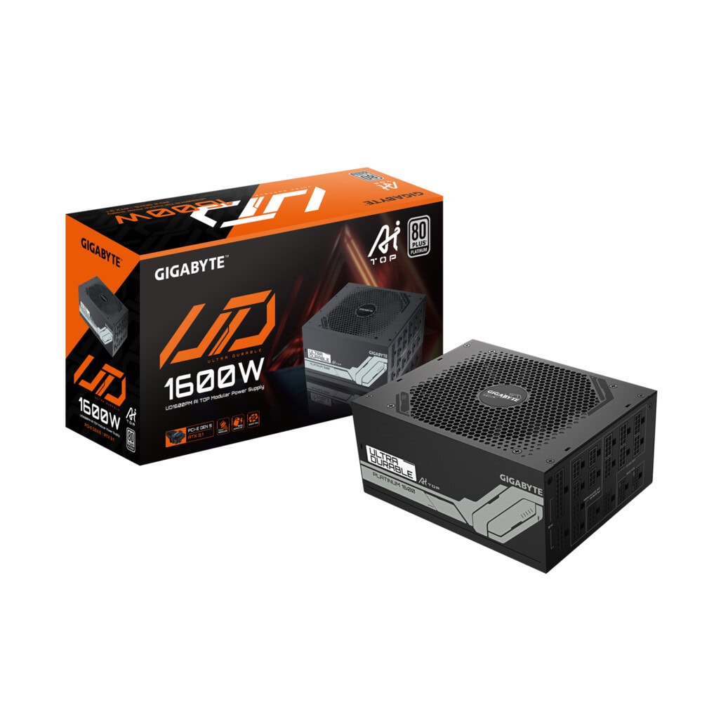 FUENTE DE PODER GIGABYTE GP-UD1600PM PG5, 1600W, 80 PLUS PLATINUM GP-UD1600PM PG5 1