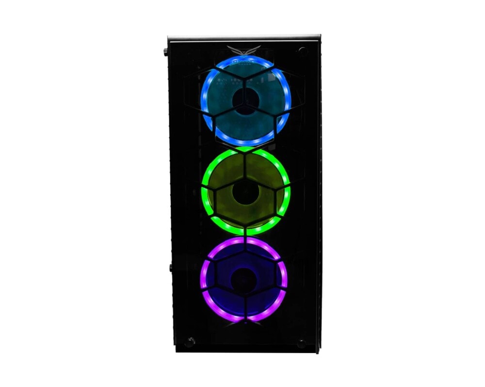 Gabinete Gaming Naceb Technology HYDRA Crystal Case NA-0602,ATX, Negro NA-0602 1