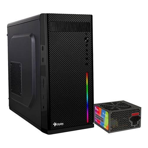 GABSTY330_2_full Gabinete Oficina Secai Micro Tower Stylos RGB con fuente de poder 550W STGASC1B 4