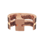 Conector de Conexión a Tierra tipo "E" para Conductor 1/0 AWG STR – 250 KCMIL MAIN y 6 AWG SOL – 1/0 AWG STR TAP GCE2501_0Q-AD-2-l