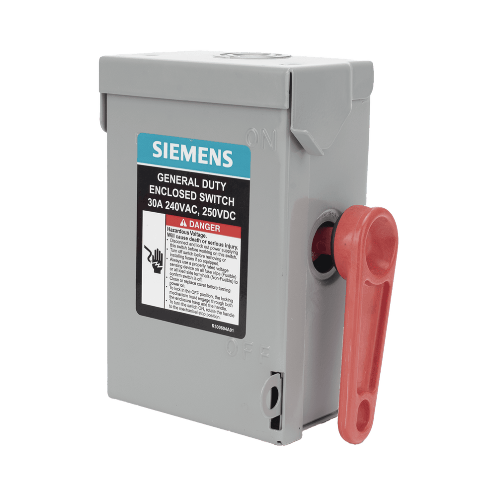 GNF221A-l Interruptor de seguridad cerrado de doble ruptura. Interruptor de serie A, 2 polos, 2 hilos sin fusible, uso general. GNF221A 1