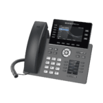 Teléfono IP Wi-Fi, Grado Operador, 6 líneas SIP con 6 cuentas, pantalla a color 4.3", puertos Gigabit, Bluetooth, PoE, codec Opus, IPV4/IPV6 con gestión en la nube GDMS GRP2616-AD-1-l