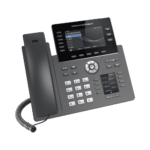 Teléfono IP Wi-Fi, Grado Operador, 6 líneas SIP con 6 cuentas, pantalla a color 4.3", puertos Gigabit, Bluetooth, PoE, codec Opus, IPV4/IPV6 con gestión en la nube GDMS GRP2616-AD-3-l