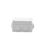 Caja Estanca de PVC Para Derivación y Conexión, 6 Entradas, Tapa Atornillada,100x100x50 mm (Área Interna), Uso Exterior IP55, Material que no Propaga el Fuego y Libre de Hálogenos GW44004-AD-4-l