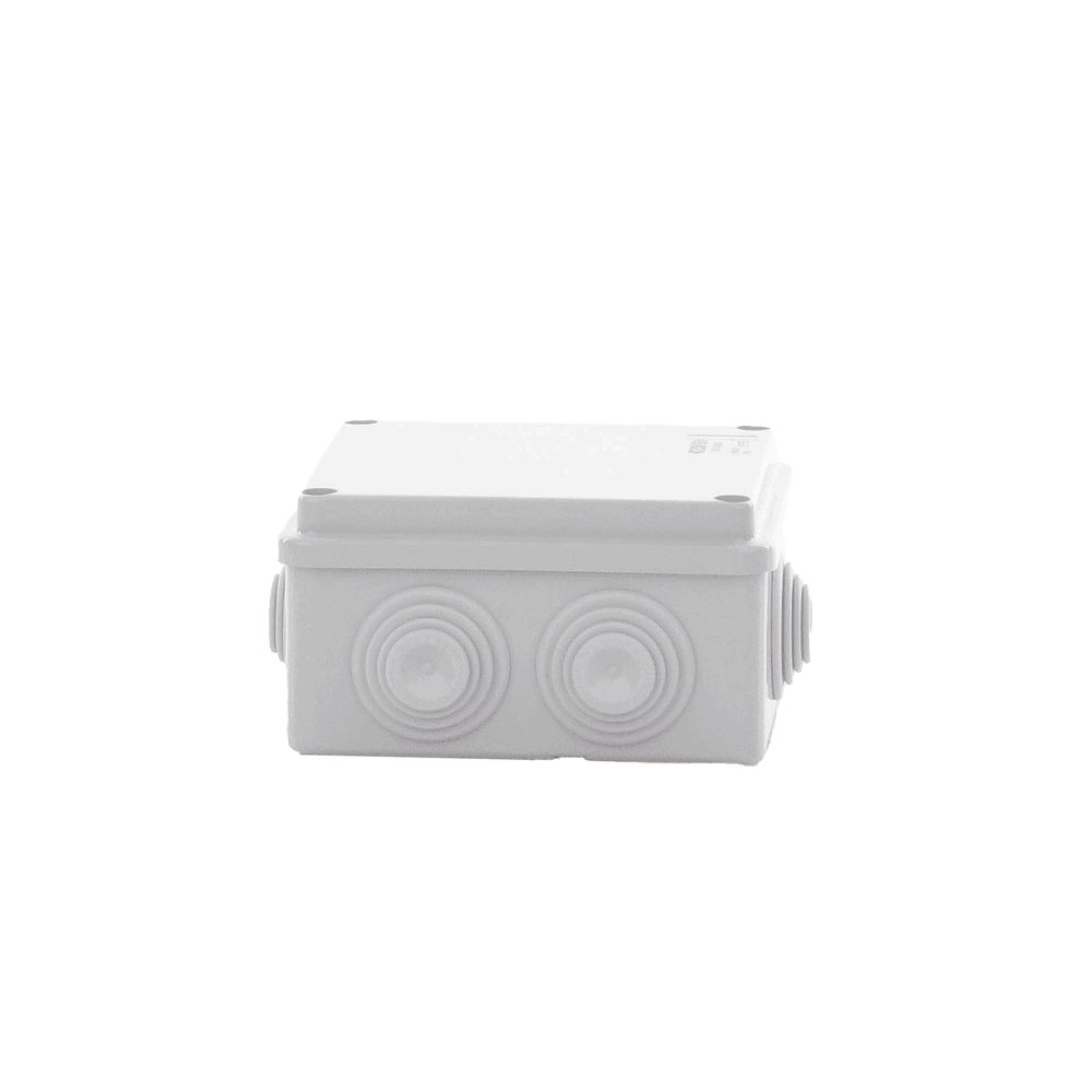 GW44004-AD-4-l Caja Estanca de PVC Para Derivación y Conexión, 6 Entradas, Tapa Atornillada,100x100x50 mm (Área Interna), Uso Exterior IP55, Material que no Propaga el Fuego y Libre de Hálogenos GW-44-004 3