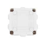 Caja Estanca de PVC Para Derivación y Conexión, 6 Entradas, Tapa con Tornillo de 1/4" de Vuelta, 100x100x50 mm (Área Interna), Uso Exterior IP55, Material que no Propaga el Fuego y Libre de Hálogenos GW44024-AD-2-l