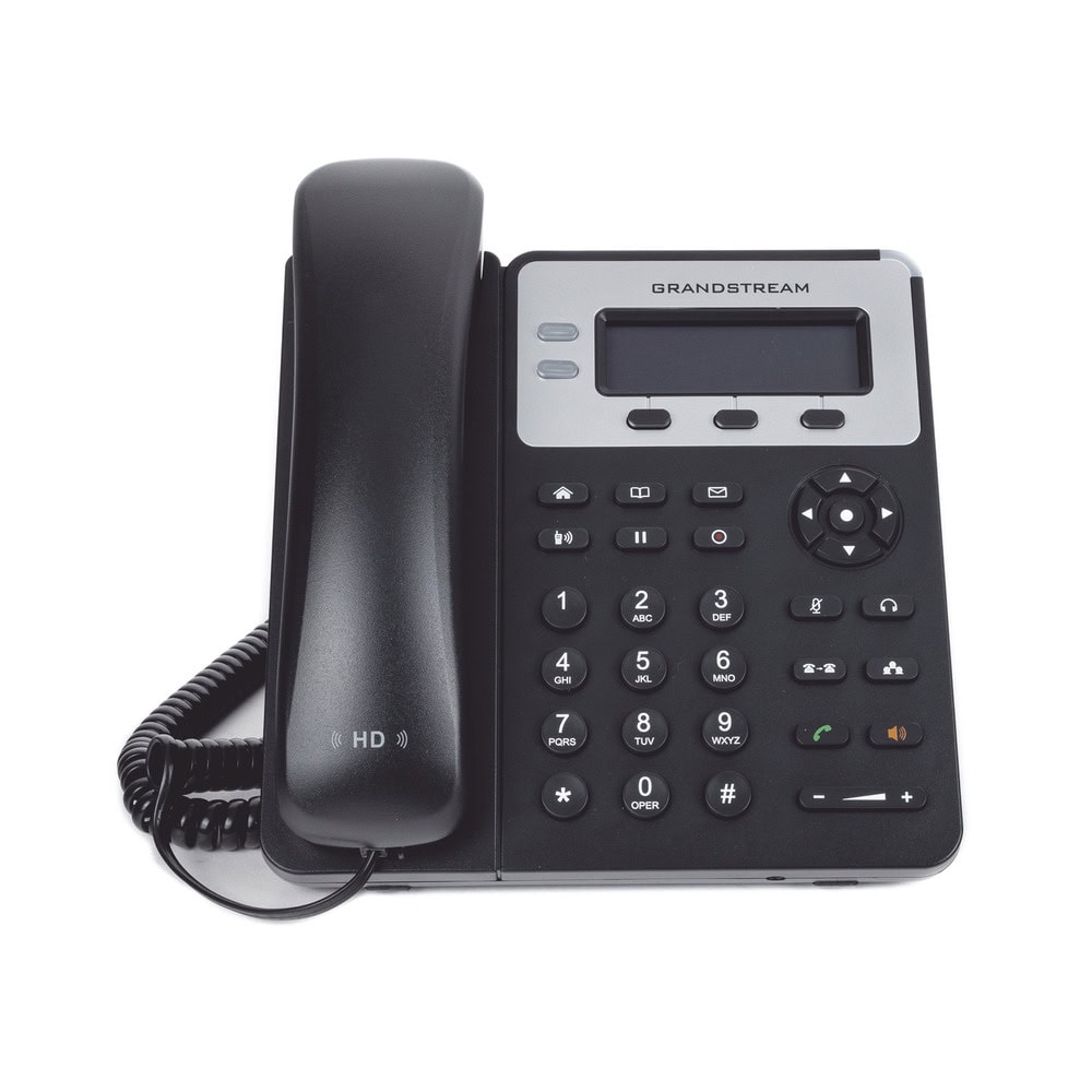 GXP1625-FRENTE-l Teléfono IP SMB de 2 Líneas con 3 teclas de función programables y conferencia de 3 vías. PoE GXP-1625 2