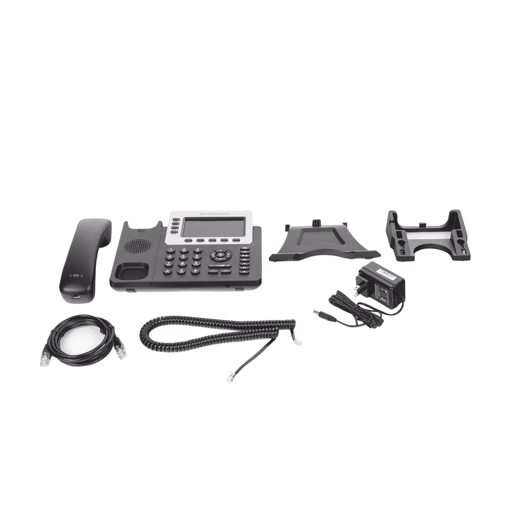 GXP2140-AD-2-l Teléfono IP Empresarial para 4 líneas. Puede agregar hasta 160 BLF (teclas de marcación rápida) con cuatro GXP2200EXT GXP-2140 6
