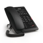 Teléfono IP WiFi para Hotelería, profesional con 6 teclas programables para servicio rápido (Hotline), plantilla personalizable con PoE H3WB-LAT-DER-l