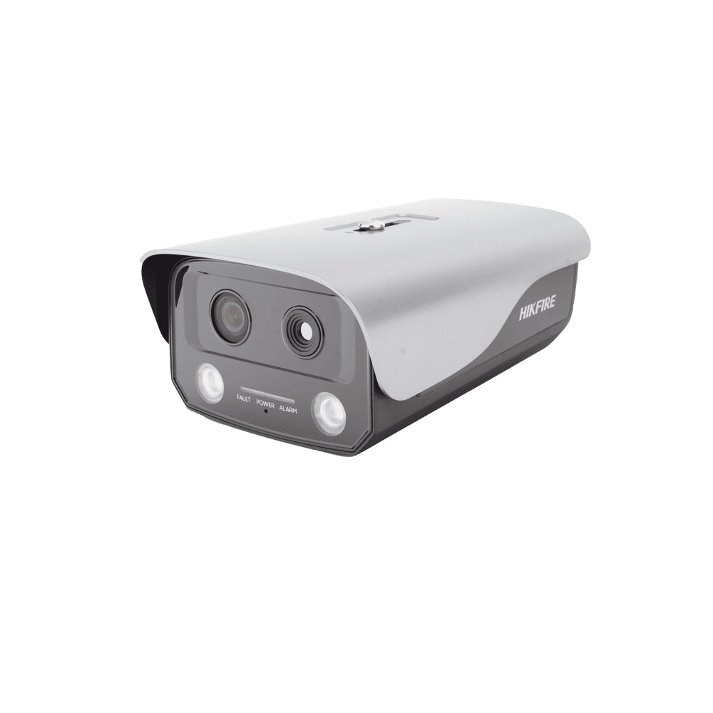 HFVT410-l (HikFire) Cámara IP de Detección Térmica de Incendios / Detección de Llamas y Temperaturas Anormales / 4 Megapíxel (Lente Óptico) + 1 Megapíxel (Lente Térmico) / Compatible con Hik-Connect HF-VT410 1