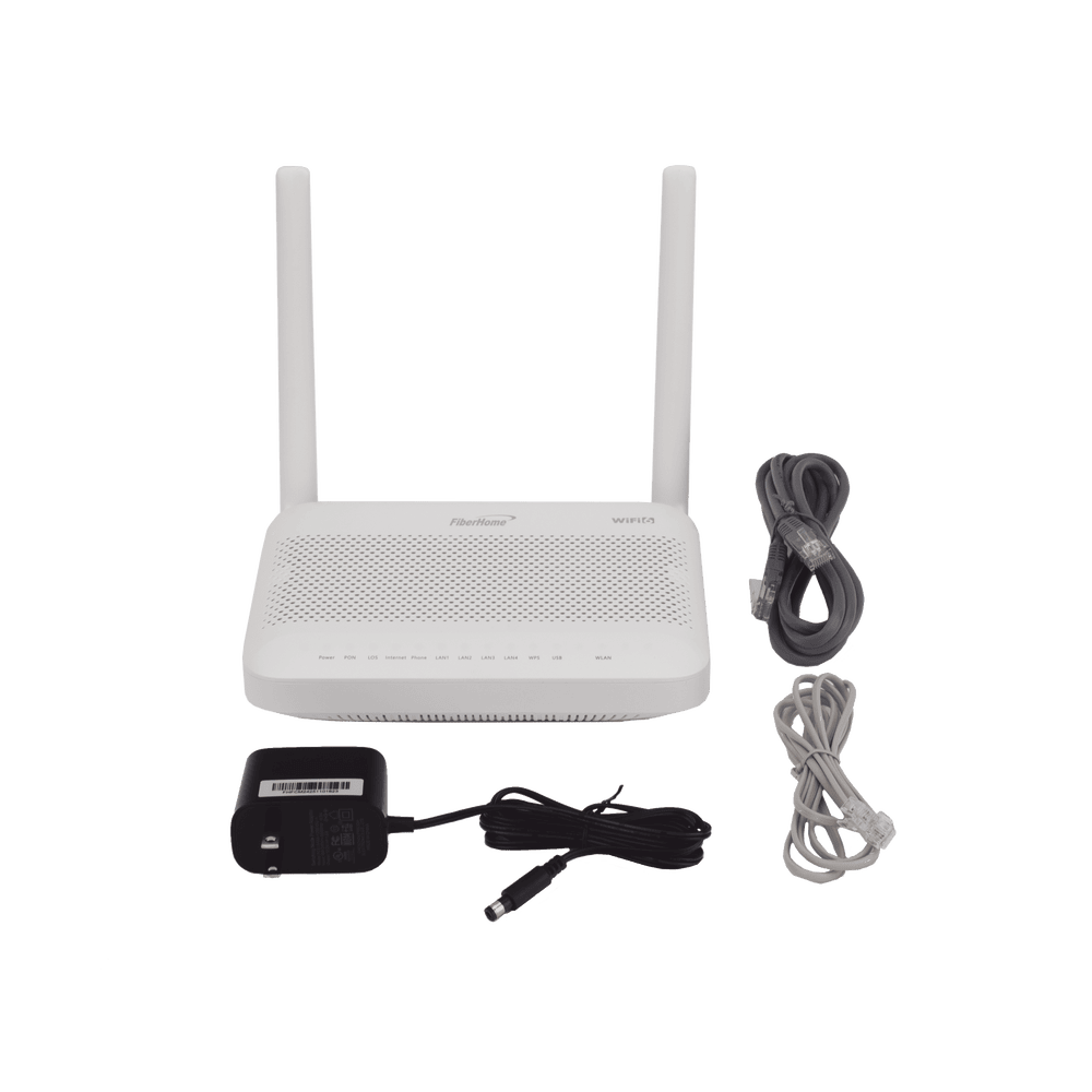HG6145F3-AD-6-l ONU GPON WiFi 6, (2.4/5 GHz), 2 Antenas de 5 dBi, Compatible con OLT de Terceros, 4 puertos Gigabit + 1 POTS + 2 USB, conector SC/UPC HG6145F3 7
