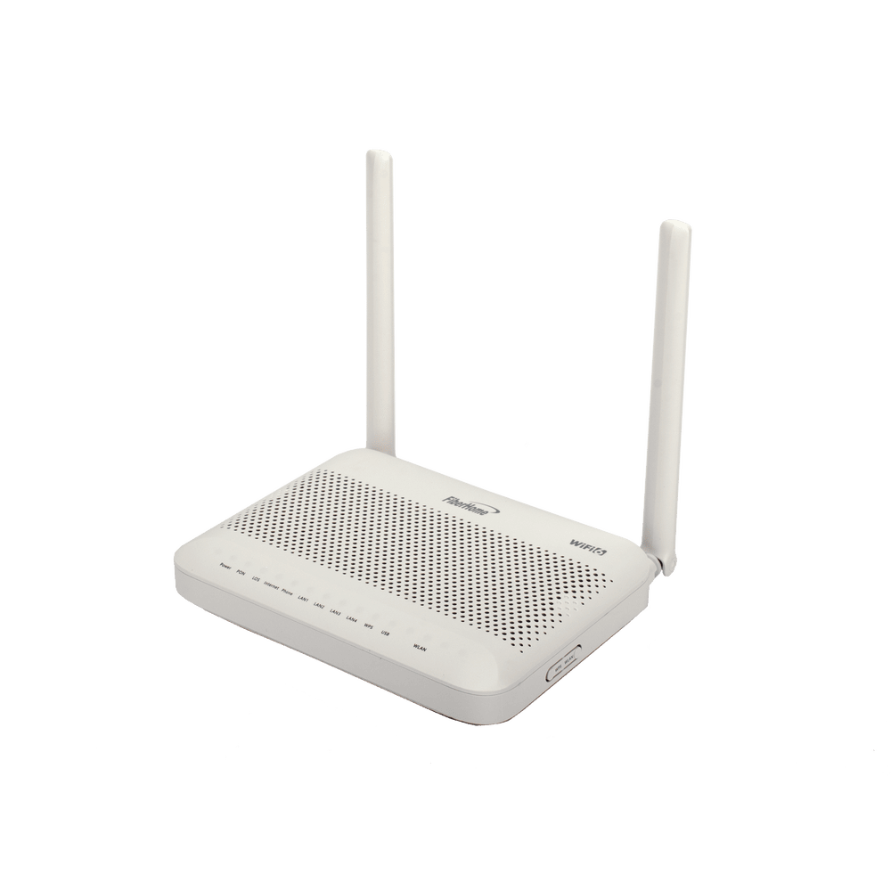 HG6145F3-l ONU GPON WiFi 6, (2.4/5 GHz), 2 Antenas de 5 dBi, Compatible con OLT de Terceros, 4 puertos Gigabit + 1 POTS + 2 USB, conector SC/UPC HG6145F3 1