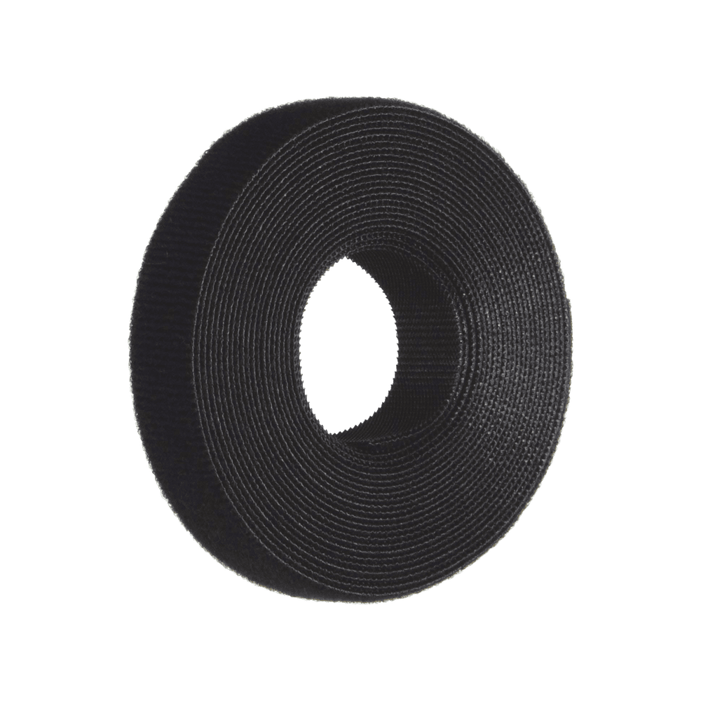 HLS15R0-AD-1-l Rollo de Cinta de Contacto, de 15 Pies (4.5m) de Largo, 19.1 mm de Ancho, Color Negro HLS-15R0 2