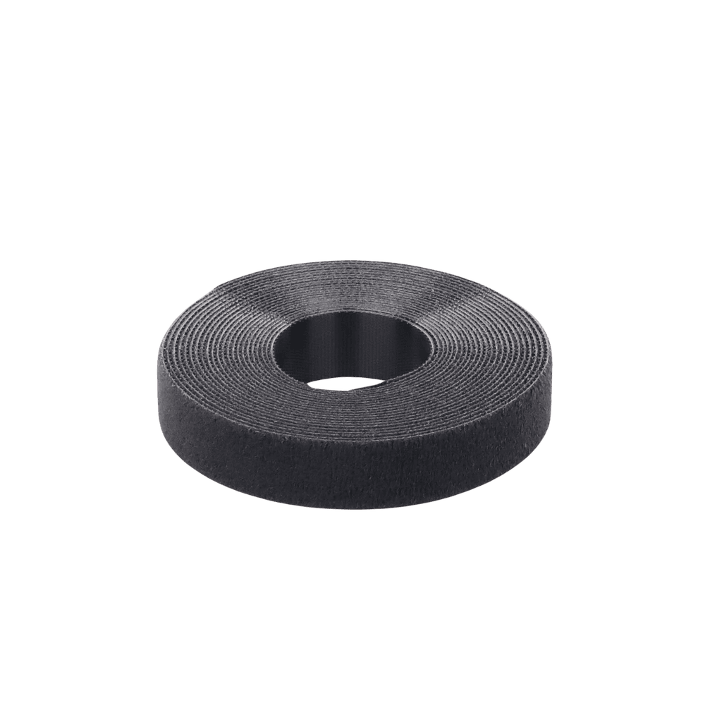 HLS15R0-AD-4-l Rollo de Cinta de Contacto, de 15 Pies (4.5m) de Largo, 19.1 mm de Ancho, Color Negro HLS-15R0 5