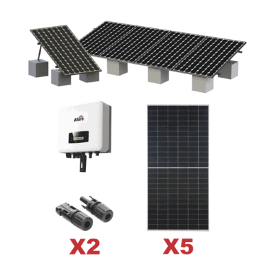 Kit Solar Interconexion  / 3kW  220Vca / Inversor AFORE / Montaje Incluido