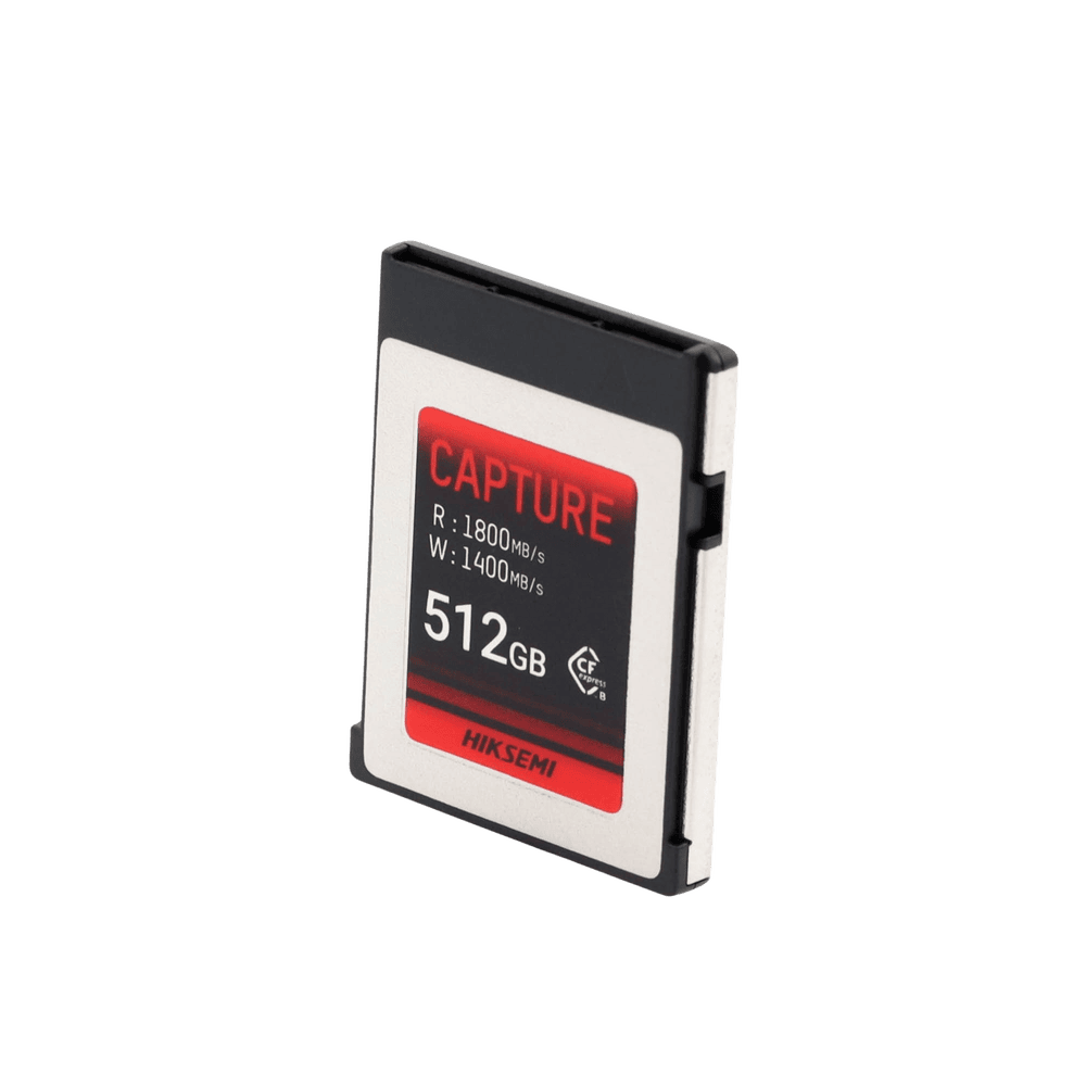 HSCFEE300_512G-AD-1-l Memoria CFexpress tipo B / Clase 10 de 512 GB / Especializada para Cámaras de Fotografía y Video / 1800 MB/s Lectura / 1700 MB/s Escritura HS-CFE-E300/512G 2