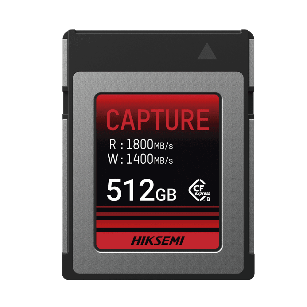 HSCFEE300_512G-l Memoria CFexpress tipo B / Clase 10 de 512 GB / Especializada para Cámaras de Fotografía y Video / 1800 MB/s Lectura / 1700 MB/s Escritura HS-CFE-E300/512G 1