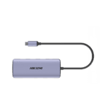 Hub (Adaptador) USB - C / 11 en 1 / 1 Salida HDMI (4K) / 2 Salida USB 2.0 / 2 Salidas USB 3.0 / 1 Salida VGA / 1 Salida SD (Memoria SD) / 1 Salida TF (Micro SD) / 1 Salida de Audio (8 - 48 KHz) / 1 Salida RJ45 / 1 Entrada USB - C (Carga Rapida) HSHUBDS11-l