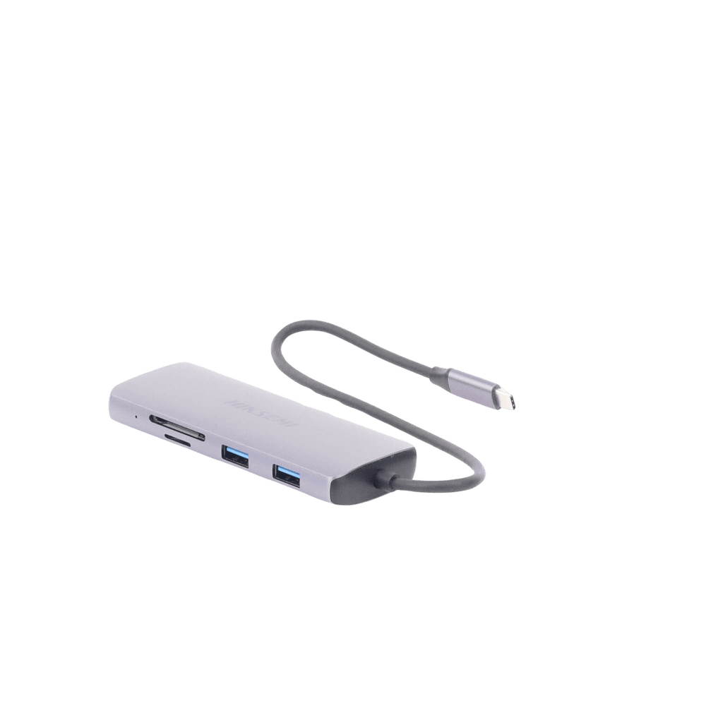HSHUBDS8-AD-4-l Hub (Adaptador) USB - C / 8 en 1 / 1 Salida HDMI (4K) / 1 Salida USB 2.0 / 3 Salidas USB 3.0 / 1 Salida SD (Memoria SD) / 1 Salida TF (Micro SD) / 1 Entrada USB - C (Carga Rapida / 100 Watts) HS-HUB-DS8 5