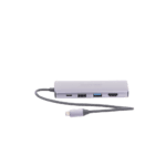 Hub (Adaptador) USB - C / 8 en 1 / 1 Salida HDMI (4K) / 1 Salida USB 2.0 / 3 Salidas USB 3.0 / 1 Salida SD (Memoria SD) / 1 Salida TF (Micro SD) / 1 Entrada USB - C (Carga Rapida / 100 Watts) HSHUBDS8-AD-5-l