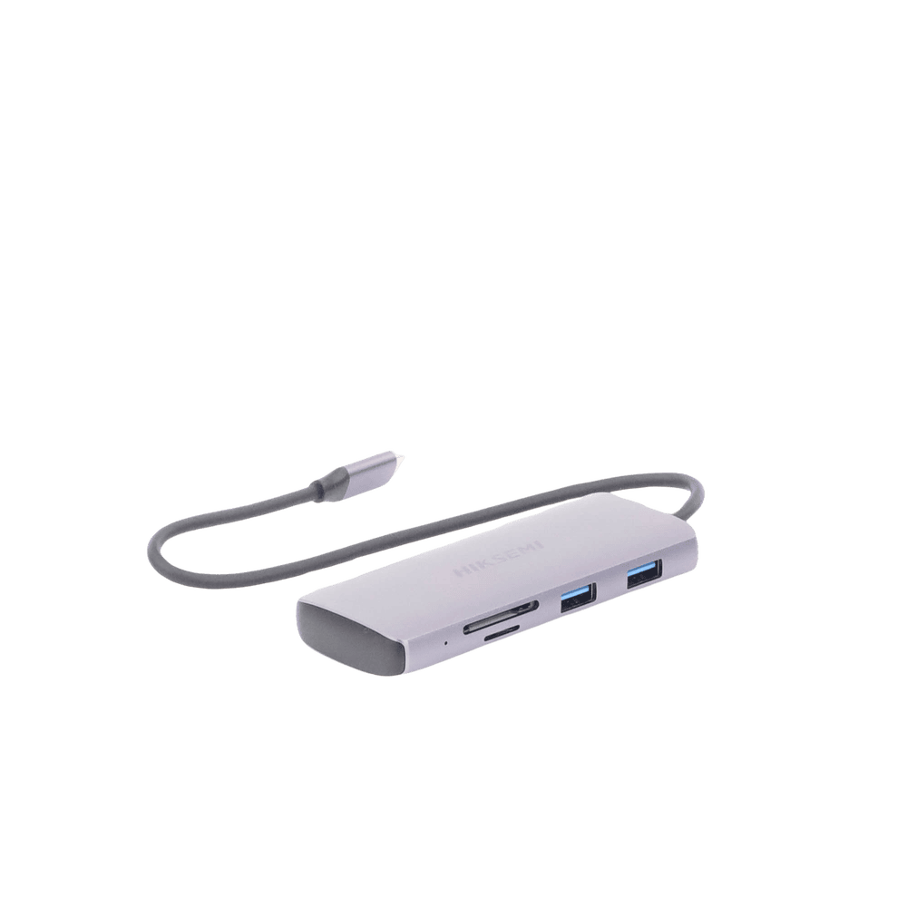 HSHUBDS8-AD-6-l Hub (Adaptador) USB - C / 8 en 1 / 1 Salida HDMI (4K) / 1 Salida USB 2.0 / 3 Salidas USB 3.0 / 1 Salida SD (Memoria SD) / 1 Salida TF (Micro SD) / 1 Entrada USB - C (Carga Rapida / 100 Watts) HS-HUB-DS8 7