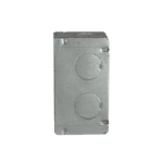 Caja (Chalupa) 4x2"/ Profundidad 2-1/8"/ 8 Entradas de 3/4"/Soldada HUB674-AD-1-l