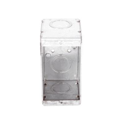 Caja (Chalupa )  Multigang de 1 Gang/ Profundidad de  2-1/2"/ 8 TKO (1/2" y 3/4").