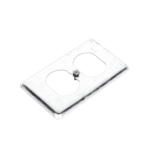 Tapa Metálica 4"X2"/ Para tomacorriente Duplex. HUB864-AD-2-l