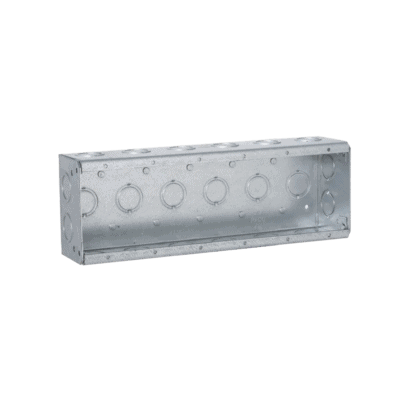 Caja de 6 Gang/Profundidad 2 1/2"/28 Entradas 1/2"-3/4".