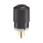 Clavija Negra 15 A 125 V CA 2 Polos 3 Hilos (NEMA 5-15P). HUBBRY5266NP-l