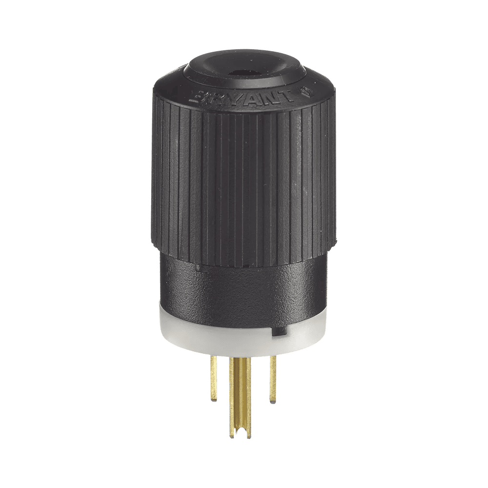 HUBBRY5266NP-l Clavija Negra 15 A 125 V CA 2 Polos 3 Hilos (NEMA 5-15P). HUB-BRY-5266-NP 1