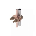 Conector Mecánico para Cable Calibre 2/0 AWG a 250 KCMIL / Paralelo o 90° a Tubo de 3/8" o Varilla de 5/8" - 3/4". HUBGAR6429-AD-1-l