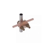 Conector Mecánico para Cable Calibre 2/0 AWG a 250 KCMIL / Paralelo o 90° a Tubo de 3/8" o Varilla de 5/8" - 3/4". HUBGAR6429-LAT-DER-l