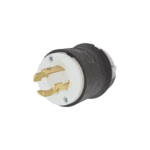 Clavija con Bloqueo de Media Vuelta Industrial 30 A 250 V CA / 3 Polos 4 Hilos / Nema L15-30P. HUBHBL2721-l
