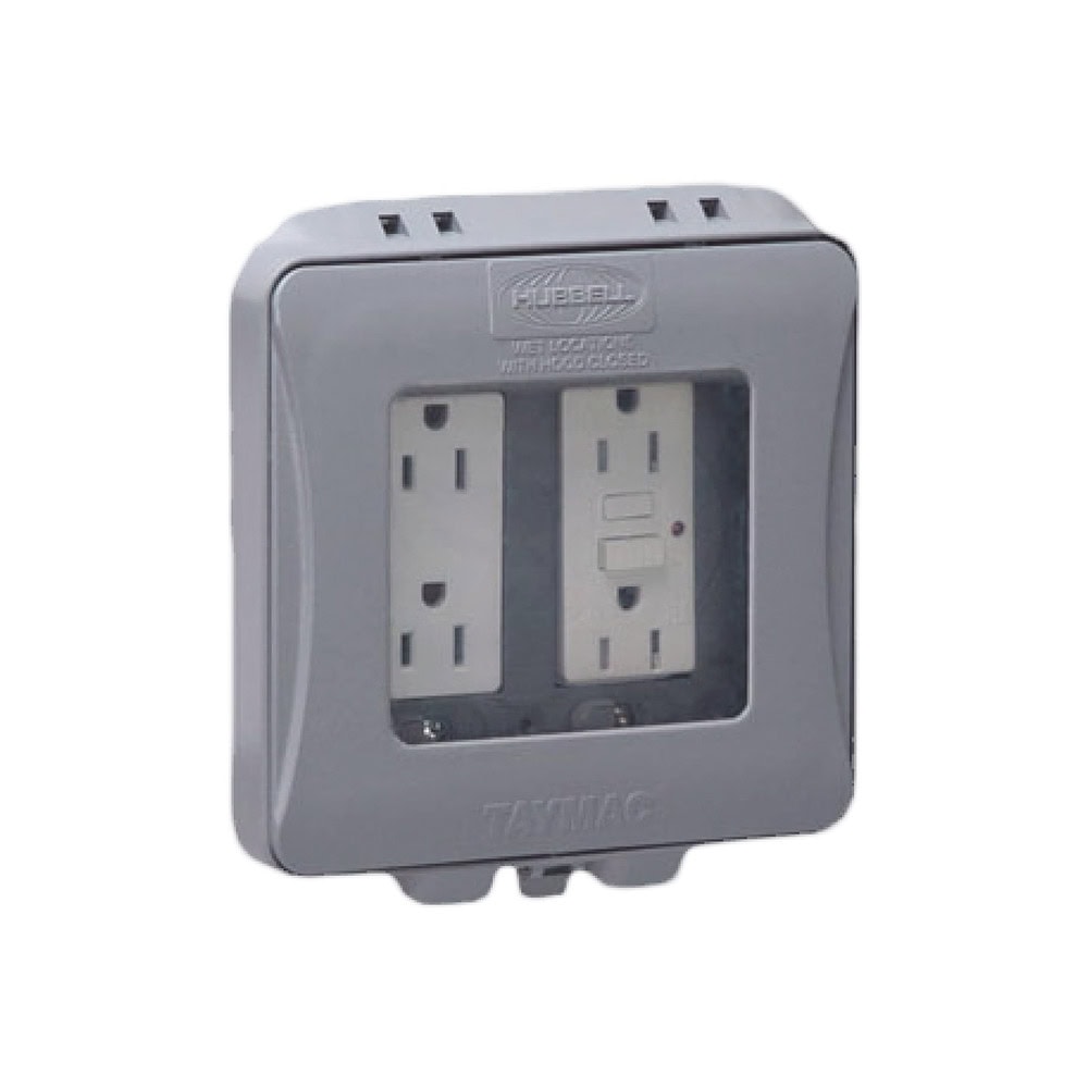 HUBML2500G-AD-1-l Cubierta Impermeable/ 2 Unidades/ Vertical/ Servicio Pesado/ Expandible/ Color Gris. HUB-ML-2500G 2