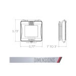 Cubierta Impermeable/ 2 Unidades/ Vertical/ Servicio Pesado/ Expandible/ Color Gris. HUBML2500G-AD-3-l