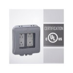 Cubierta Impermeable/ 2 Unidades/ Vertical/ Servicio Pesado/ Expandible/ Color Gris. HUBML2500G-AD-4-l