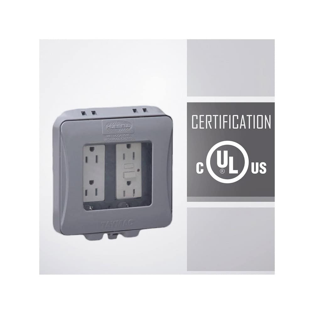 HUBML2500G-AD-4-l Cubierta Impermeable/ 2 Unidades/ Vertical/ Servicio Pesado/ Expandible/ Color Gris. HUB-ML-2500G 5
