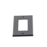 Tapa para Contacto Dúplex Color Negro. HUBP26BK-AD-2-l