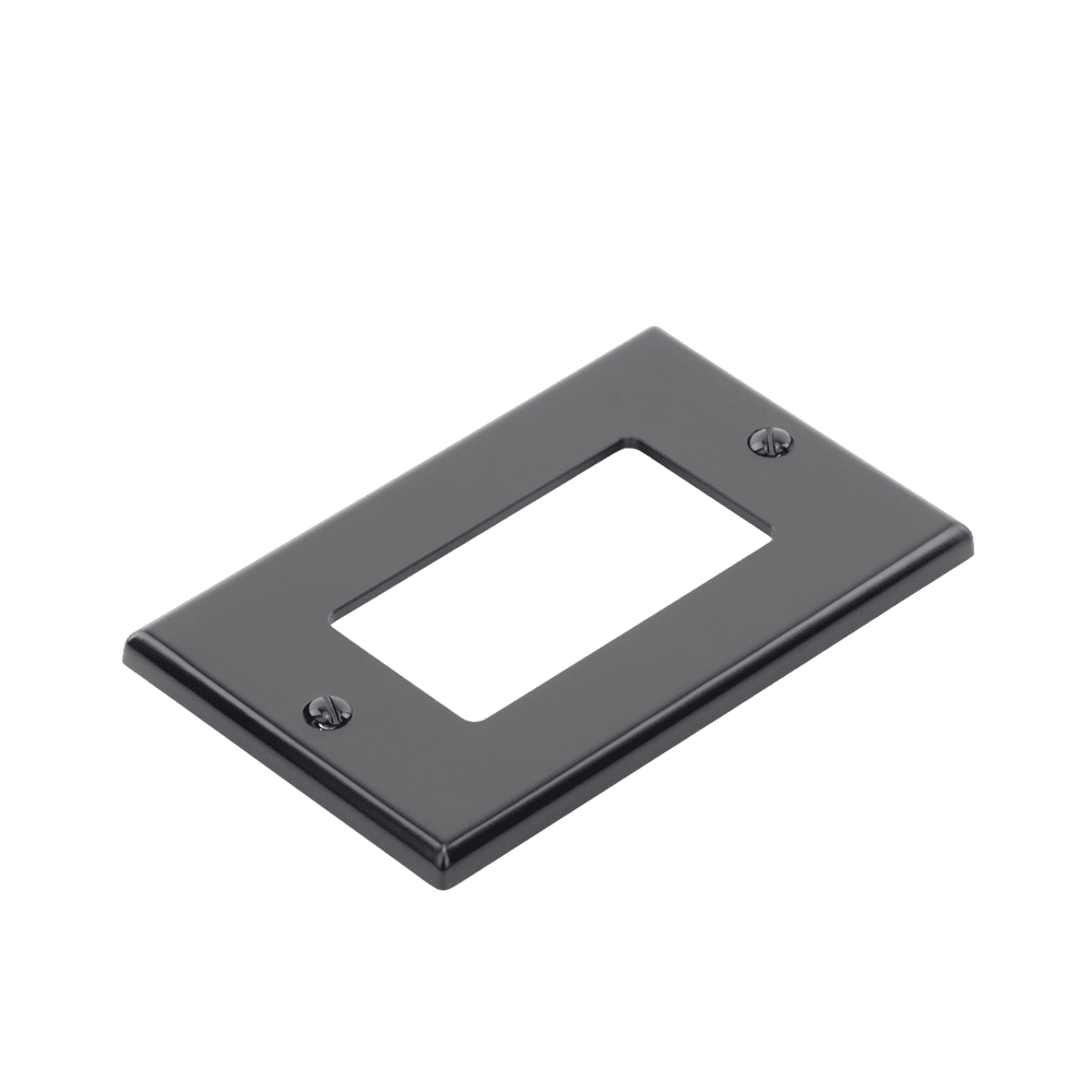 HUBP26BK-AD-3-l Tapa para Contacto Dúplex Color Negro. HUB-P26-BK 4