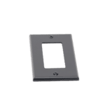 Tapa para Contacto Dúplex Color Negro. HUBP26BK-AD-4-l